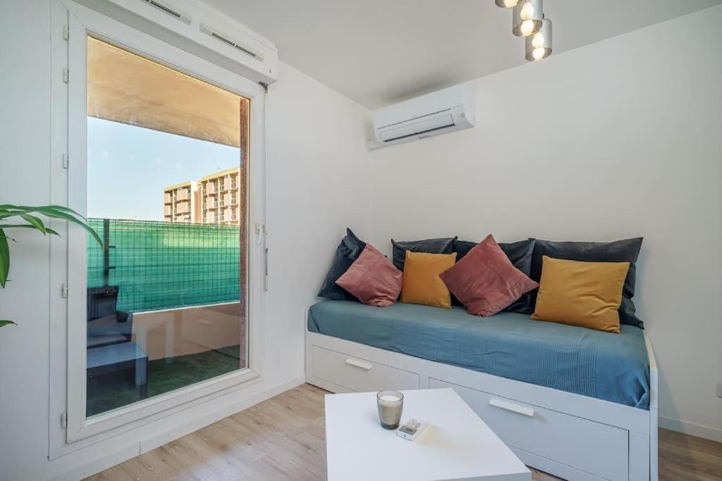 Climatise Avec Terrasse Equipe A 5min De La Gare St Charles Apartamento Marsella